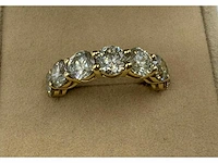 14 krt gouden ring met natuurlijke diamant 3,66 crt - afbeelding 1 van  16