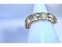 14 krt gouden ring met natuurlijke diamant 3,66 crt - afbeelding 4 van  10