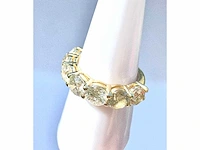14 krt gouden ring met natuurlijke diamant 3,66 crt - afbeelding 9 van  10