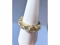 14 krt gouden ring met natuurlijke diamant 3,66 crt - afbeelding 10 van  10