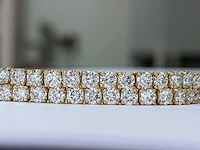 14 krt gouden tennis armband met diamant 5,01 crt - afbeelding 4 van  8