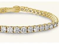 14 krt gouden tennis armband met diamant 8,22 crt