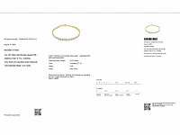 14 krt gouden tennis armband met diamant 8,22 crt - afbeelding 2 van  6