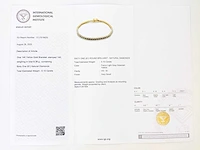 14 krt gouden tennisarmband met natuurlijke diamant 5,15 crt - afbeelding 2 van  7