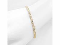 14 krt gouden tennisarmband met natuurlijke diamant 5,15 crt - afbeelding 4 van  7