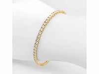 14 krt gouden tennisarmband met natuurlijke diamant 5,15 crt - afbeelding 7 van  7