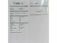 14 krt gouden tennisarmband met natuurlijke diamant 5,64 crt - afbeelding 2 van  7