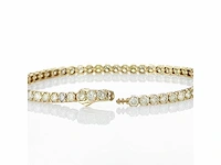 14 krt gouden tennisarmband met natuurlijke diamant 6,72 crt - afbeelding 4 van  7