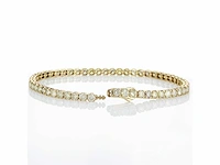 14 krt gouden tennisarmband met natuurlijke diamant 6,72 crt - afbeelding 7 van  7