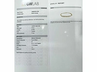 14 krt gouden tennisarmband met natuurlijke diamant 7,16 crt - afbeelding 2 van  8