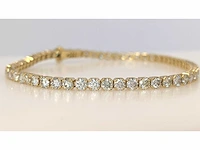 14 krt gouden tennisarmband met natuurlijke diamant 7,16 crt - afbeelding 4 van  8
