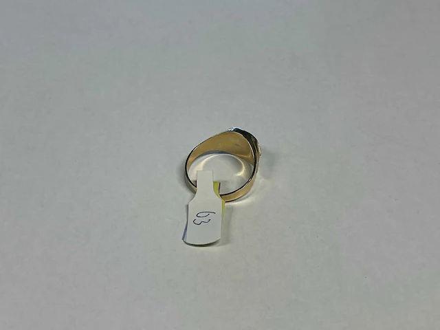 14 krt rosé-, wit- en geelgouden ring - afbeelding 3 van  3