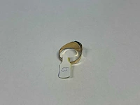 14 krt rosé-, wit- en geelgouden ring - afbeelding 3 van  3