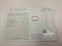 14 krt. rose gouden ring met diamant 0,54 crt. naturel - afbeelding 7 van  11