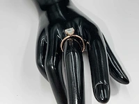 14 krt. rose gouden ring met diamant 1,92 crt. naturel - afbeelding 2 van  11