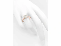 14 krt. rose gouden ring met diamant 1,92 crt. naturel - afbeelding 3 van  11