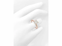14 krt. rose gouden ring met diamant 1,92 crt. naturel - afbeelding 10 van  11