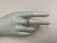 14 krt. rose gouden ring met diamant 3,03 crt. naturel - afbeelding 10 van  11