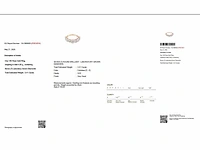 14 krt. rose gouden ring met diamant 3,41 crt. - afbeelding 2 van  8