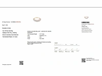 14 krt. rose gouden ring met diamant 3,41 crt. - afbeelding 2 van  8