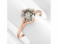 14 krt rose gouden ring met natuurlijke diamant 1,11 crt - afbeelding 1 van  5