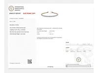 14 krt. rose gouden tennis armband met diamant 4,62 crt. - afbeelding 2 van  7