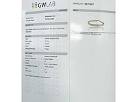 14 krt rosé gouden tennisarmband met natuurlijke diamant 15,55 crt - afbeelding 2 van  5