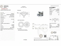 14 krt. roségouden ring met 3,04 crt. diamant - afbeelding 2 van  7
