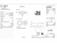 14 krt. roségouden ring met 3,04 crt. diamant - afbeelding 2 van  7
