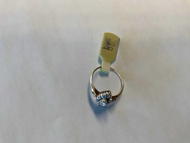 14 krt roségouden ring - afbeelding 3 van  3