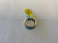 14 krt wit- en geelgouden rijring - afbeelding 4 van  4