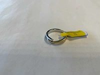 14 krt wit- en geelgouden ring - afbeelding 1 van  4