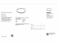 14 krt. wit gouden armband 49 diamanten 8,69 crt. - afbeelding 7 van  12