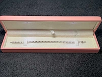 14 krt. wit gouden armband 49 diamanten 8,69 crt. - afbeelding 10 van  12