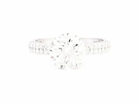 14 krt. wit gouden ring 3,18 crt diamanten - afbeelding 1 van  6