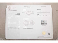14 krt. wit gouden ring 3,18 crt diamanten - afbeelding 2 van  6