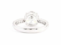 14 krt. wit gouden ring 3,18 crt diamanten - afbeelding 4 van  6