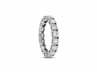 14 krt wit gouden ring met 19 natuurlijke diamant 2.09 crt - afbeelding 7 van  7