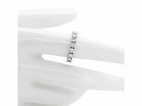 14 krt wit gouden ring met 19 natuurlijke diamant 2.09 crt - afbeelding 4 van  6
