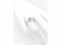 14 krt. wit gouden ring met diamant 1,02 crt. naturel - afbeelding 7 van  7