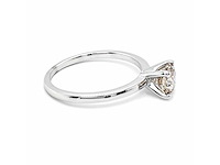 14 krt. wit gouden ring met diamant 1,03 crt. naturel - afbeelding 4 van  9