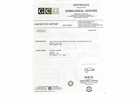 14 krt. wit gouden ring met diamant 1,51 crt. naturel - afbeelding 3 van  10