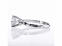 14 krt. wit gouden ring met diamant 1,51 crt. naturel - afbeelding 8 van  10