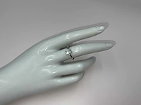 14 krt. wit gouden ring met diamant 1,51 crt. naturel - afbeelding 9 van  10