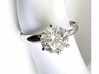 14 krt. wit gouden ring met diamant 1,52 crt. naturel - afbeelding 7 van  8
