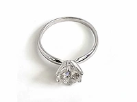 14 krt. wit gouden ring met diamant 1,52 crt. naturel - afbeelding 8 van  8