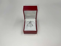 14 krt. wit gouden ring met diamant 2,08 crt. - afbeelding 3 van  11
