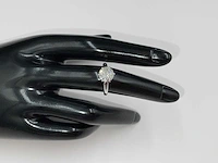 14 krt. wit gouden ring met diamant 2,13 crt. naturel - afbeelding 1 van  6