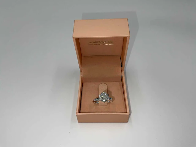 14 krt. wit gouden ring met diamant 2,13 crt. naturel - afbeelding 5 van  6