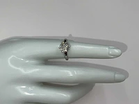 14 krt. wit gouden ring met diamant 2,13 crt. naturel - afbeelding 6 van  6